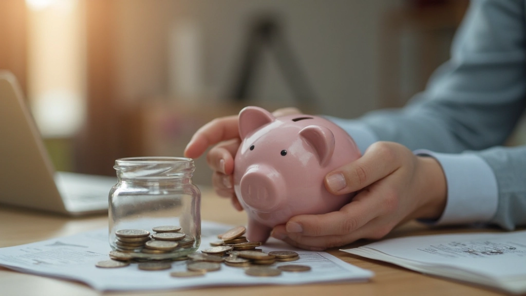 Person mit Schuldenabbau-Plan und Finanzdokumenten zur Schuldenverwaltung